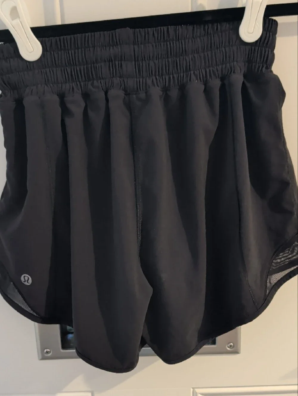lululemon athletica Black Athletic Shorts with High Elastic Waistband